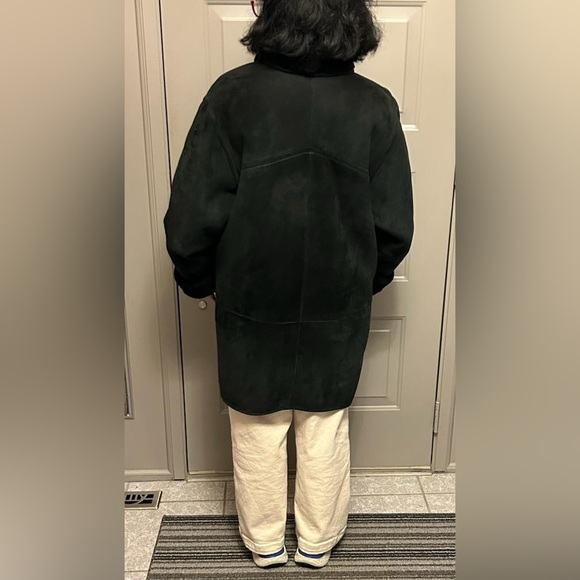 Shearling Coat vintage 100% lambskin - Picture 15 of 16